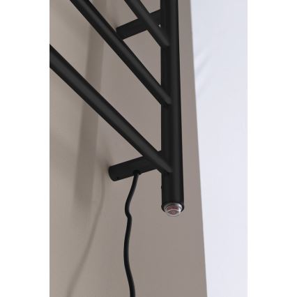 Sapho - Електрически сушилник за кърпи REDONDO 75W 90x50 cm матово черен