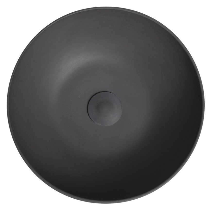 Sapho - Мивка за плот FORMIGO Ø 39 см бетон/антрацит