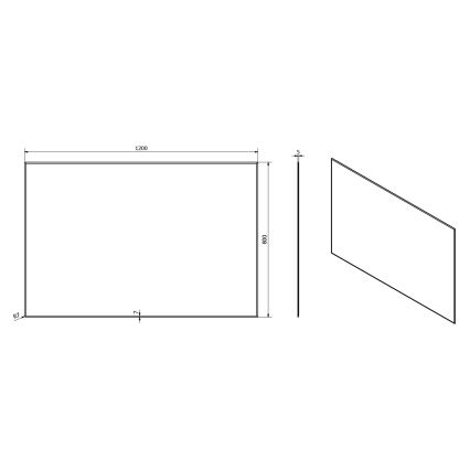 Sapho - Огледало ACCORD 120x80 см