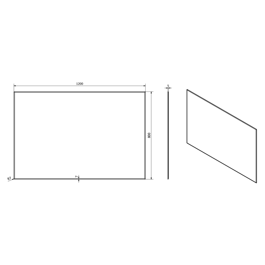 Sapho - Огледало ACCORD 120x80 см
