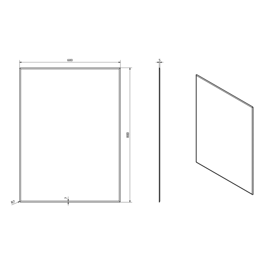 Sapho - Огледало ACCORD 60x80 см