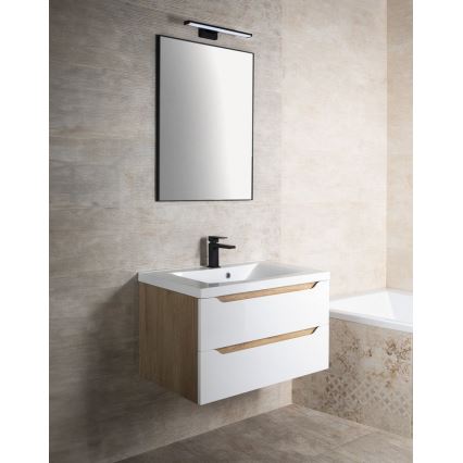 Sapho - Огледало в рамка AROWANA 50x80, матово черно