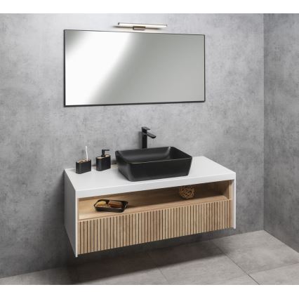 Sapho - Огледало в рамка AROWANA 50x80, матово черно