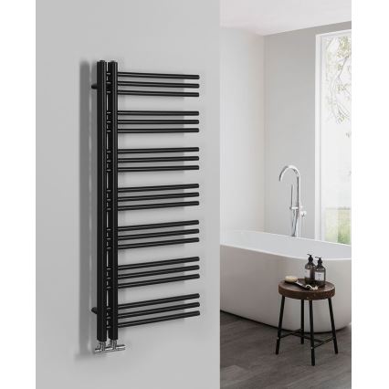 Sapho - Радиатор за баня DORLION 400W 50x120x50 см матово черно