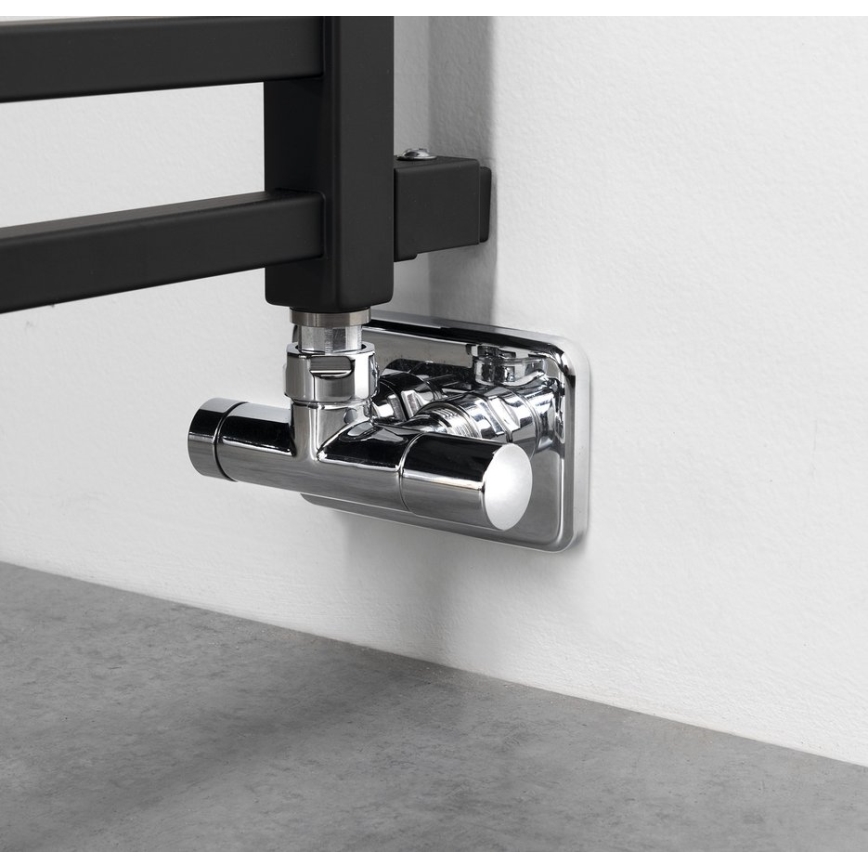 Sapho - Радиатор за баня METRO SPACE 525W/230V 55x143 cm матово черно