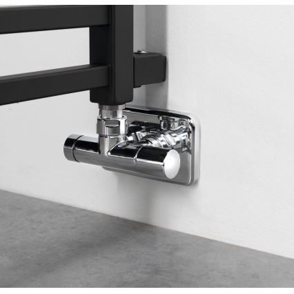 Sapho - Радиатор за баня METRO SPACE 525W/230V 55x143 см, матово черно покритие