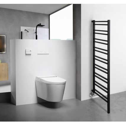 Sapho - Радиатор за баня METRO SPACE 525W 55x143 cm матово черно