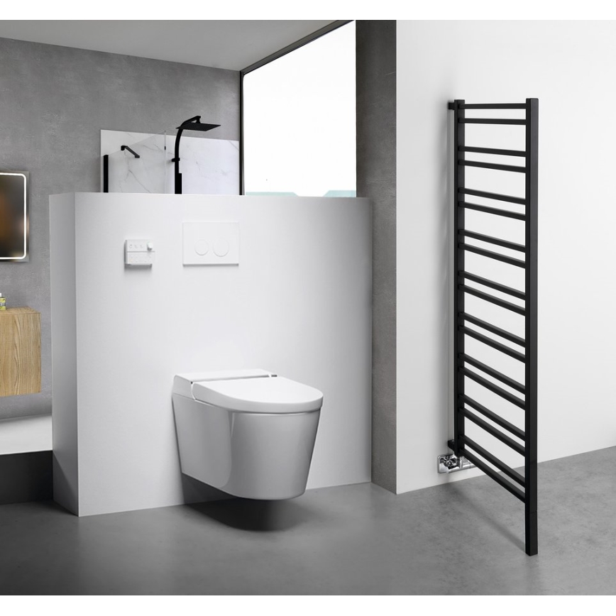 Sapho - Радиатор за баня METRO SPACE 525W 55x143 cm матово черно