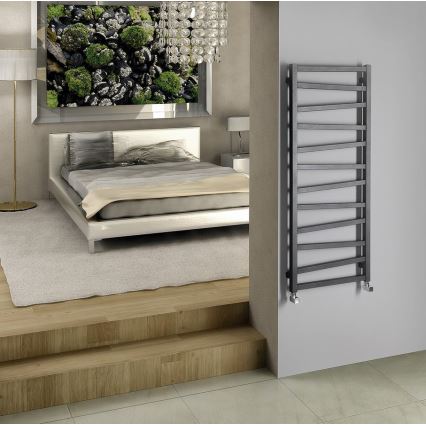 Sapho - Радиатор за баня ZIG 133x50 см антрацит