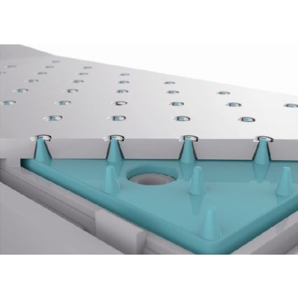 Sapho - Ръчен душ с автоматична система за почистване, хром с блясък