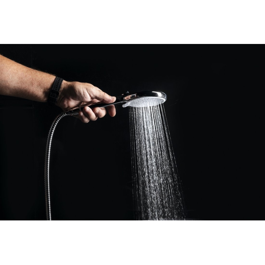 Sapho - Ръчен душ с режим на изплакване, хром с лъскав завършек