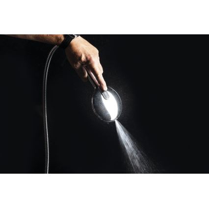 Sapho - Ръчен душ с режим на изплакване, хром с лъскав завършек