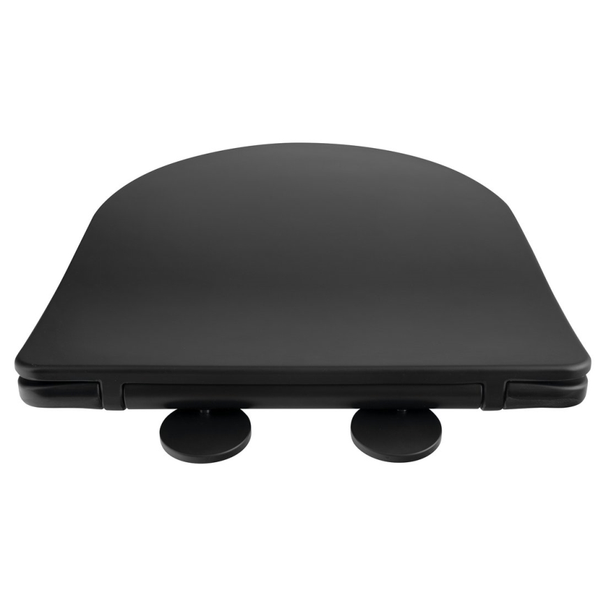 Sapho - Седалка за тоалетна SoftClose PACO черна