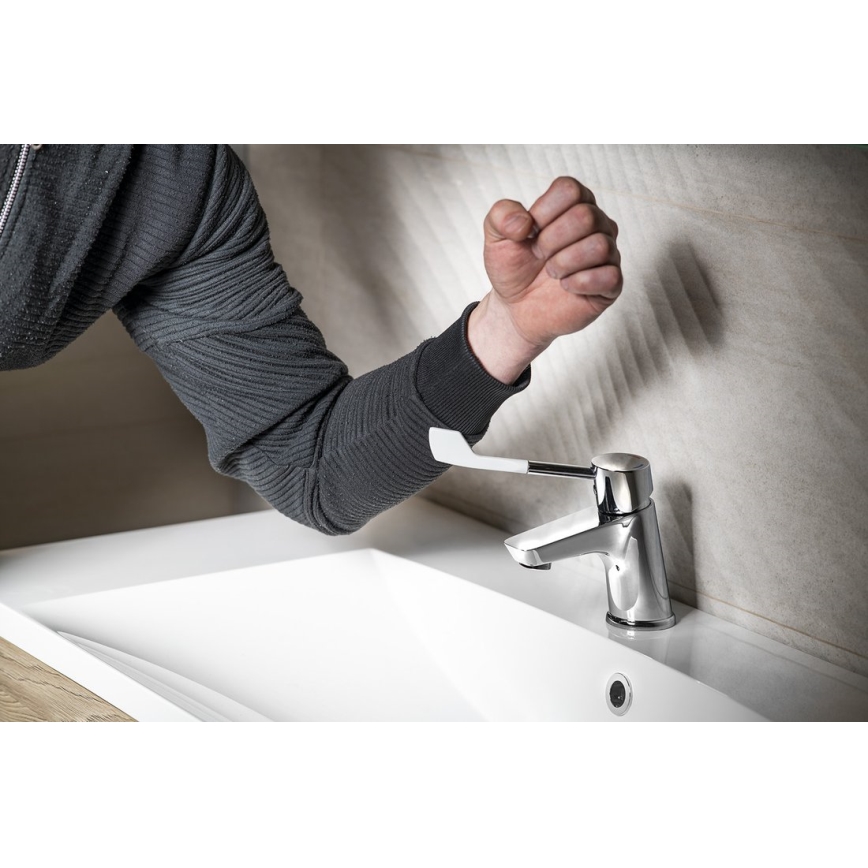 Sapho - Смесител за мивка LEA 15,4 см, полирано хромово покритие