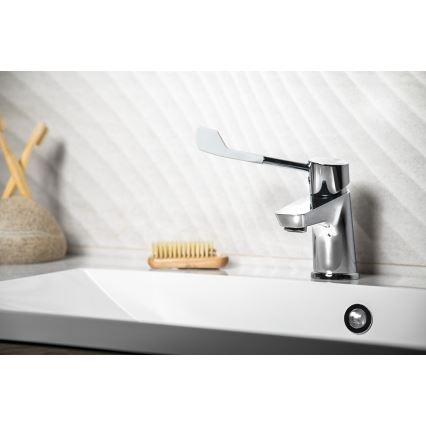 Sapho - Смесител за мивка LEA 15,4 см, полирано хромово покритие