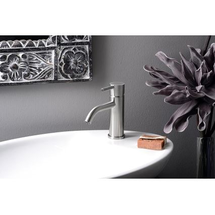 Sapho - Смесител за мивка MINIMAL 15,8 cm неръждаема стомана