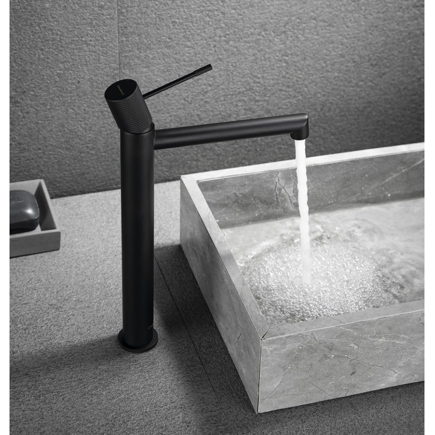 Sapho - Смесител за умивалник SOLARIS 32 см матово черен