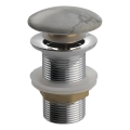 Sapho - Тапа Click-Clack за мивка DALMA, диаметър 6,7 см, сив