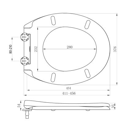 Sapho - Тоалетна седалка ADINA SoftClose бяла