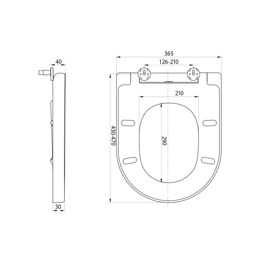 Sapho - Тоалетно седало SoftClose TURKU бяло