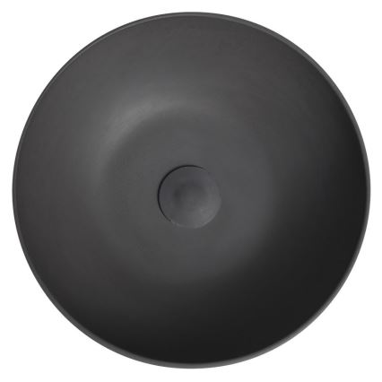 Sapho - Умивалник за плот FORMIGO Ø 39 см бетон/антрацит