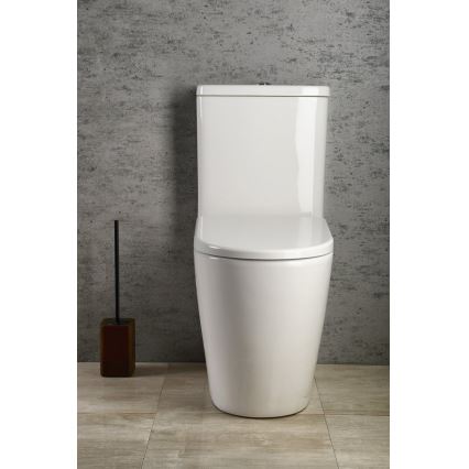 Sapho - комбиниран WC TURKU, долен/заден отвод, бяла керамика