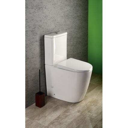 Sapho - комбиниран WC TURKU, долен/заден отвод, бяла керамика