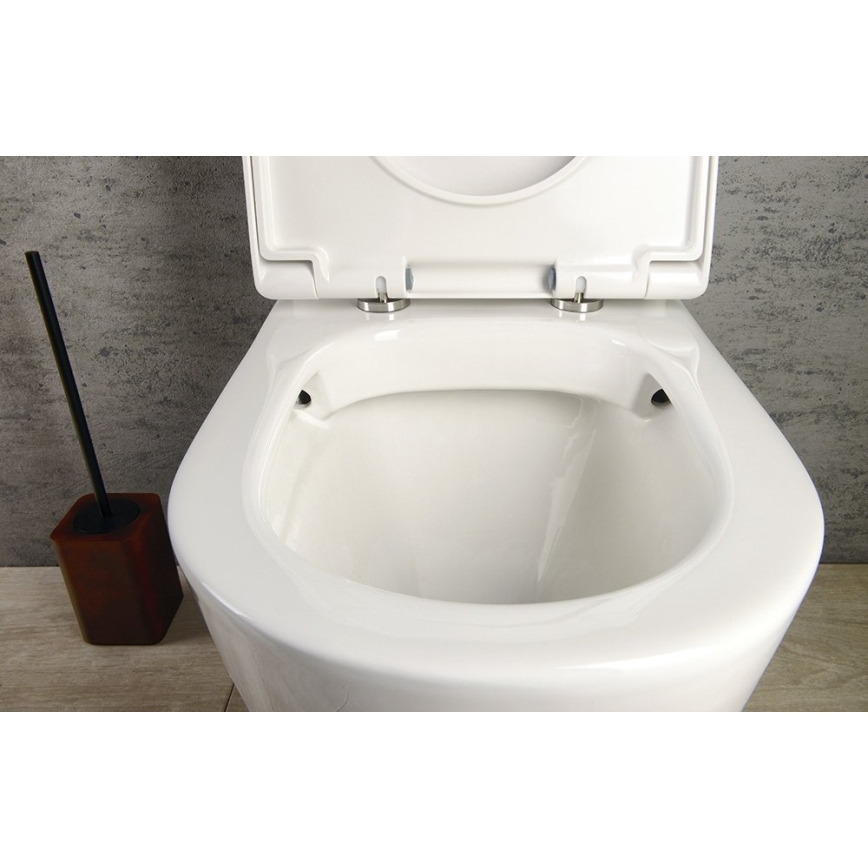 Sapho - комбиниран WC TURKU, долен/заден отвод, бяла керамика