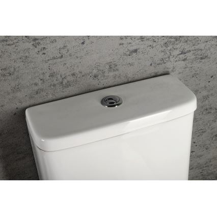 Sapho - комбиниран WC TURKU, долен/заден отвод, бяла керамика
