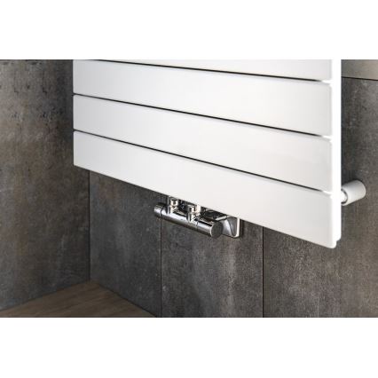 Sapho - Комплект присъединителни вентили TWIN за централно свързване, лъскав хром