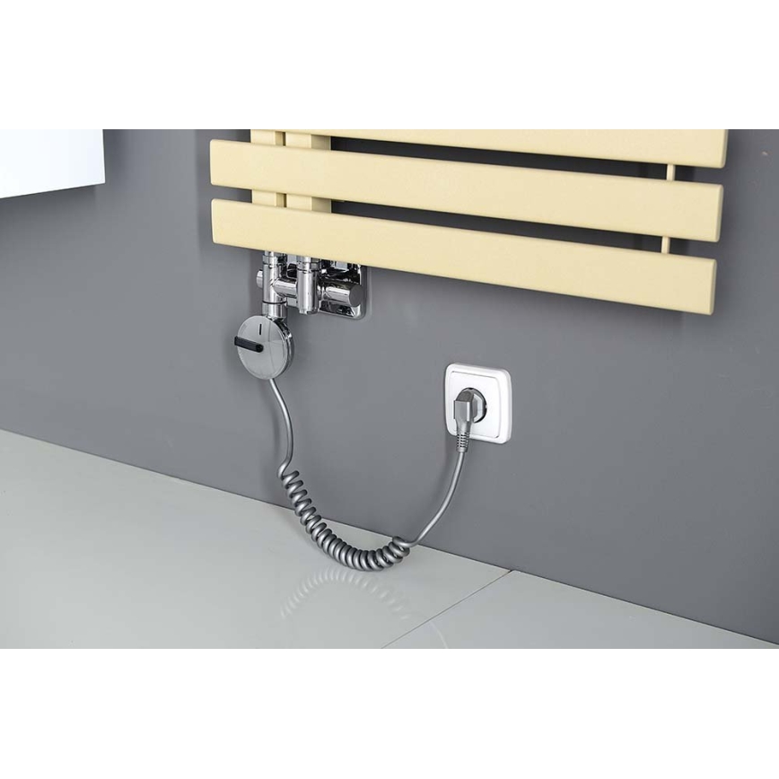 Sapho - комплект присъединителни вентили за централно присъединяване TWIN COMBI десен/лъскав хром