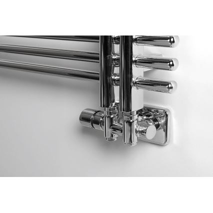 Sapho - Термостатичен комплект за централно присъединяване TWIN COMBI, ляв/лъскав хром