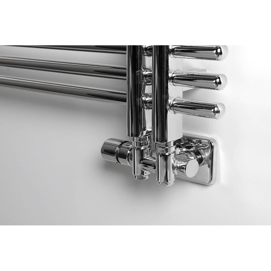 Sapho - Термостатичен комплект за централно присъединяване TWIN COMBI, ляв/лъскав хром