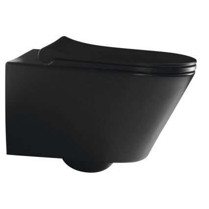 Sapho - Конзолно WC AVVA керамика/черно