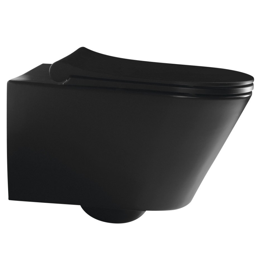 Sapho - Конзолно WC AVVA керамика/черно
