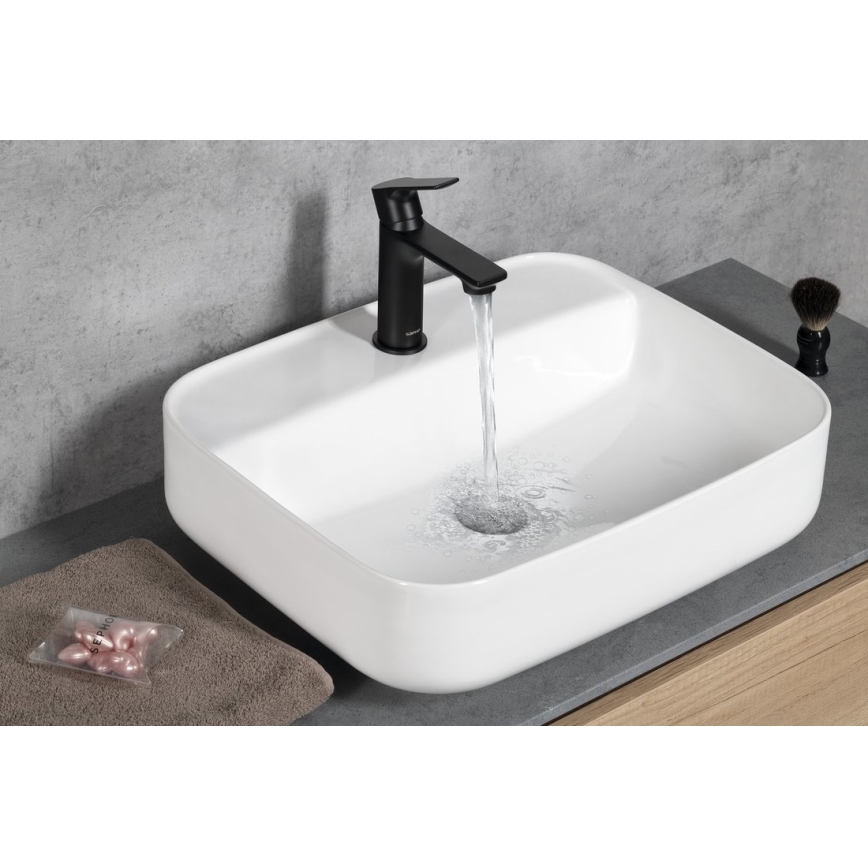 Sapho - Кран за мивка PAX 16,5 см матов черен