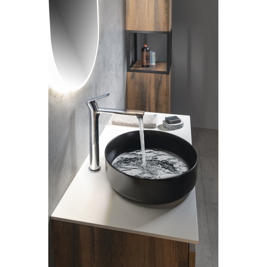 Sapho - Кран за мивка PAX 31,5 см лъскав хром