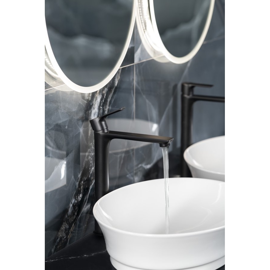 Sapho - Кран за мивка PAX 31,5 см матов черен