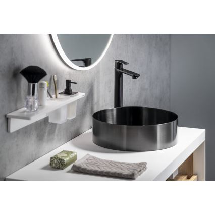 Sapho - Кран за мивка PAX 31,5 см матов черен