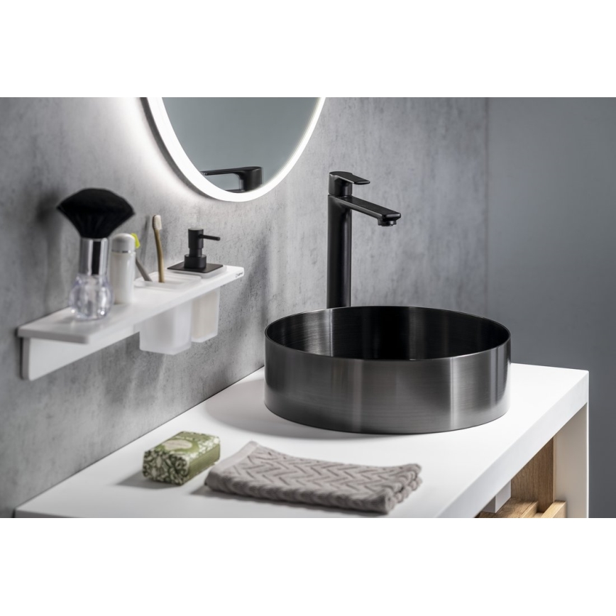 Sapho - Кран за мивка PAX 31,5 см матов черен