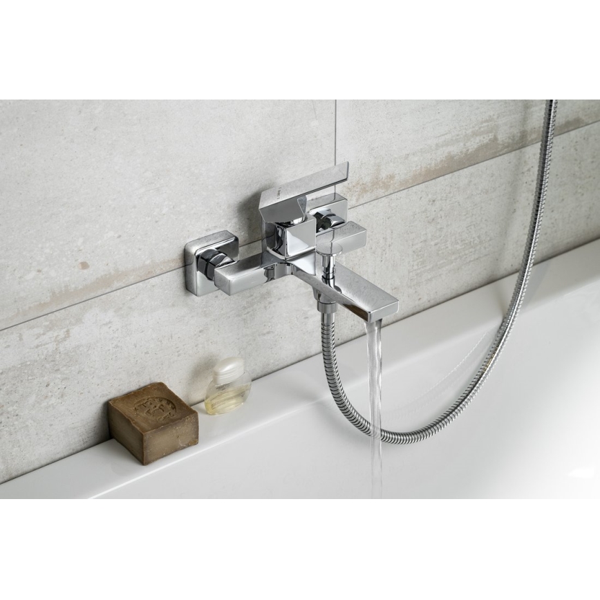 Sapho - Кранче за баня CUBEMIX лъскав хром