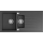 Sapho - кухненска мивка 100x50 см гранит/черен
