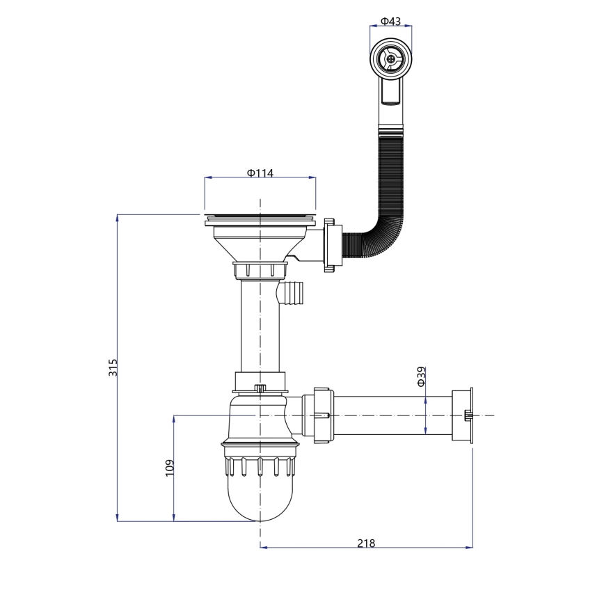 Sapho - Кухненска мивка 77x44 cm гранит/черна