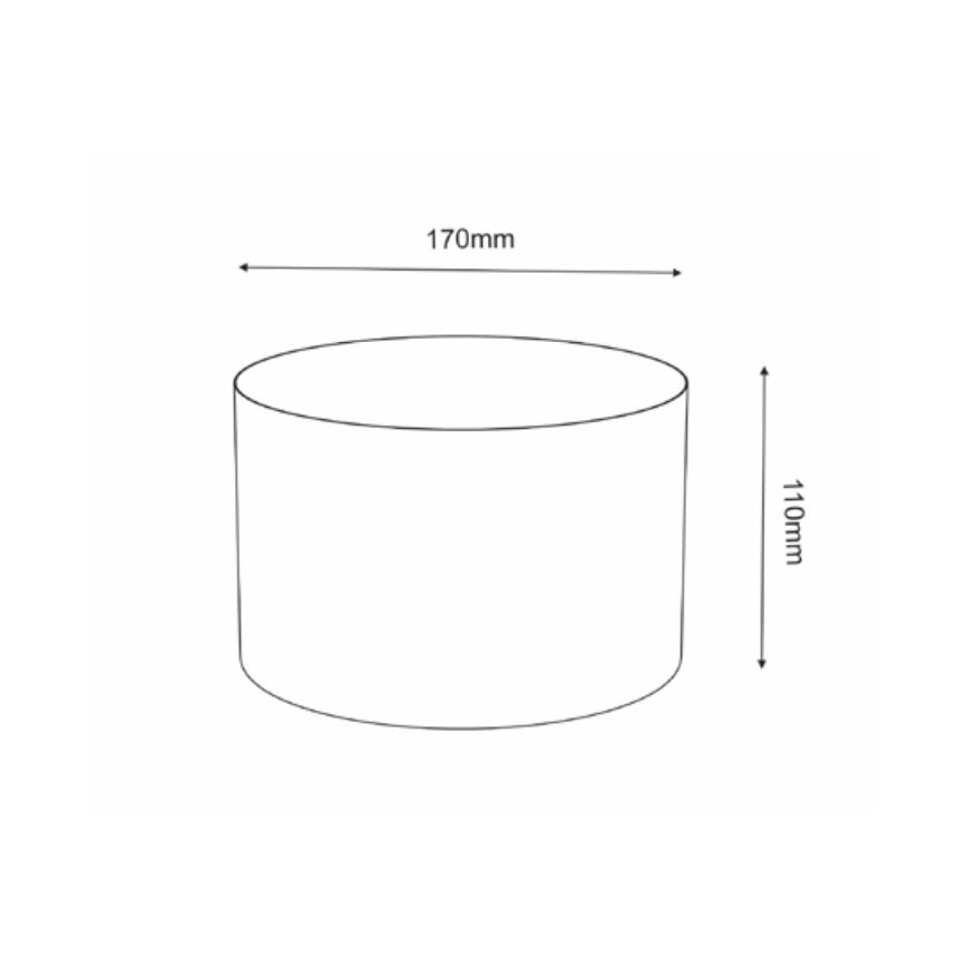 Саксия 11x17 см черна