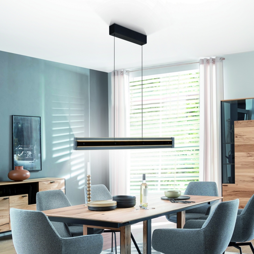 Schöner Wohnen 11316-18 - димируем LED полилей на кабел LENA LED/32W/230V черен