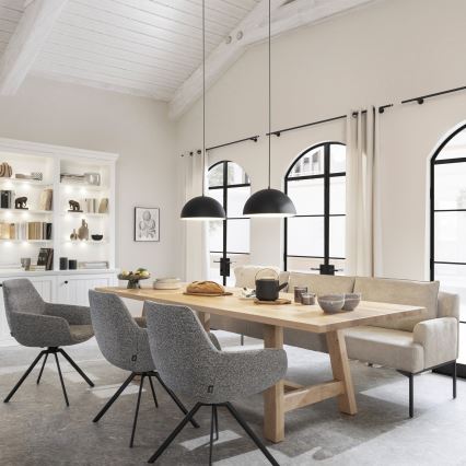 Schöner Wohnen 11728-18 - Полилей на кабел ALI 1xE27/25W/230V Ø 38 cm черен