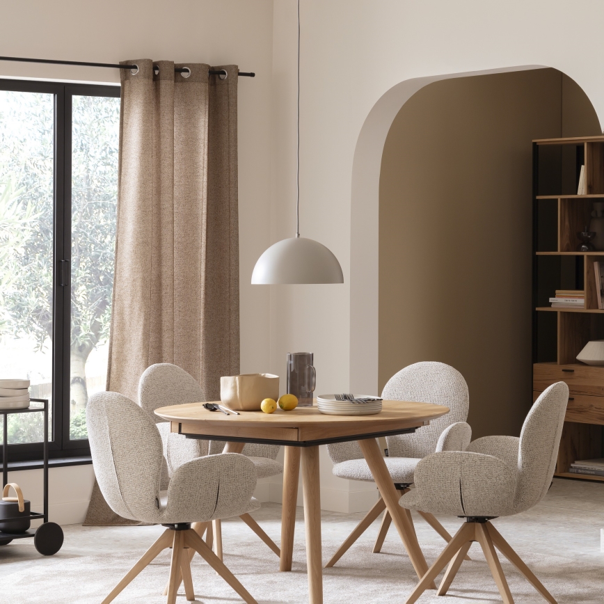 Schöner Wohnen 11728-39 - Пендант на кабел ALI 1xE27/25W/230V Ø 38 см сив