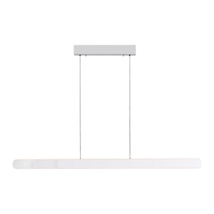 Schöner Wohnen 12577-16 - LED димируем полилей на кабел ADRIANA ROUND 2xLED/24W/230V 2700/3000/3500/4000/5000K 160 cm бял