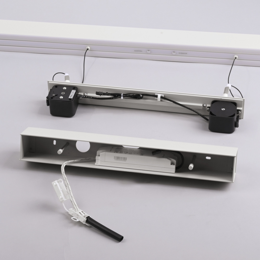 Schöner Wohnen 12577-16 - LED димируем полилей на кабел ADRIANA ROUND 2xLED/24W/230V 2700/3000/3500/4000/5000K 160 cm бял