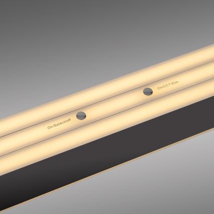 Schöner Wohnen 12577-18 - димируем LED висящ полилей на кабел ADRIANA ROUND 2xLED/24W/230V 2700/3000/3500/4000/5000K 160 cm черен